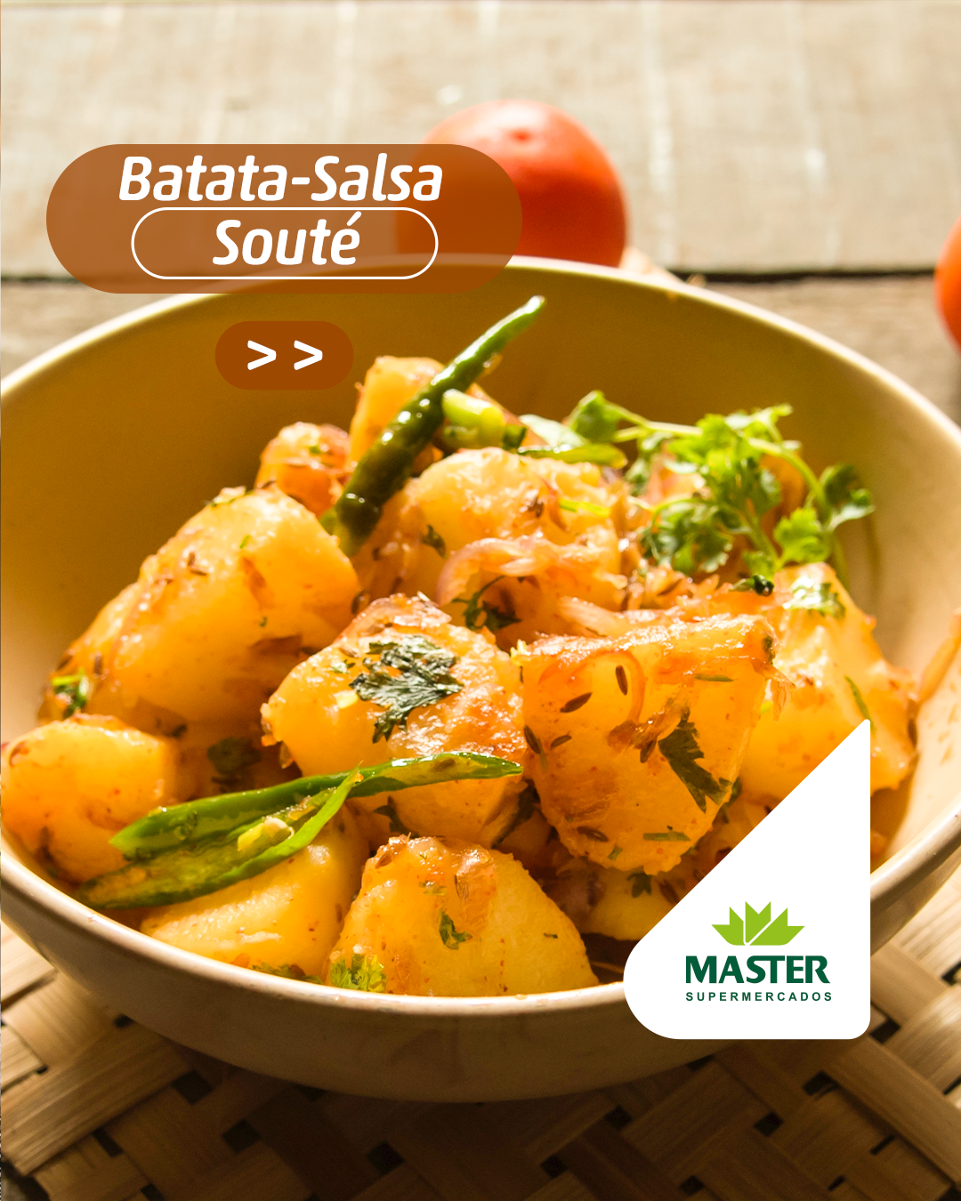 A batatasalsa tá na safra Master Supermercados